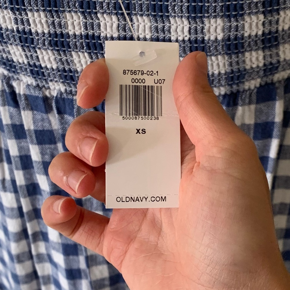NWT Old Navy gingham dress size XS - Picture 8 of 8